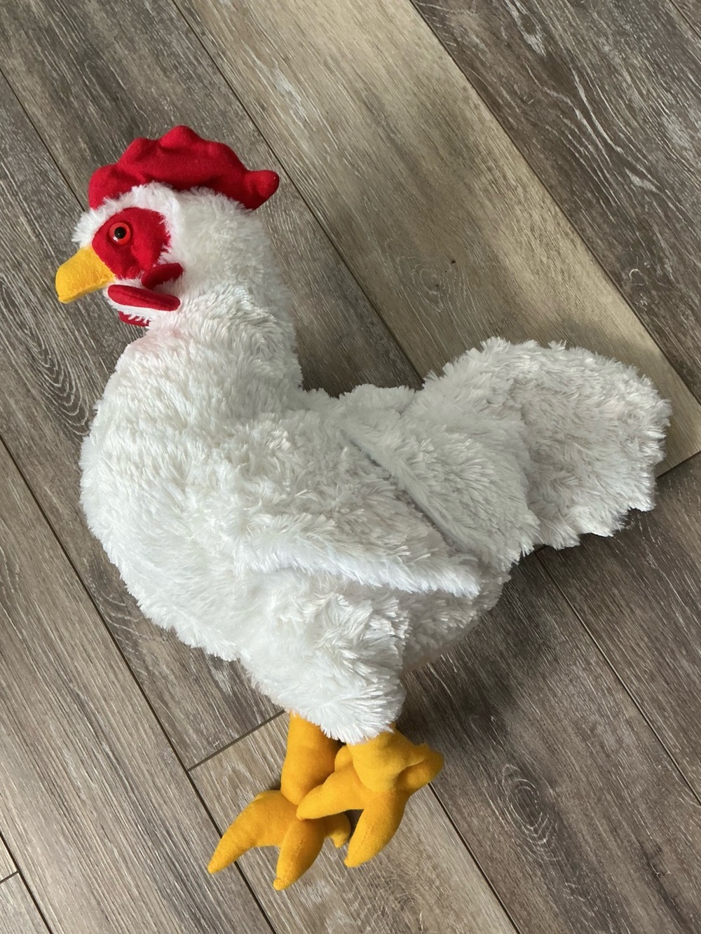 Clean Heidi the Hen, an 18-inch (or 16-inch) large chicken plush rooster
